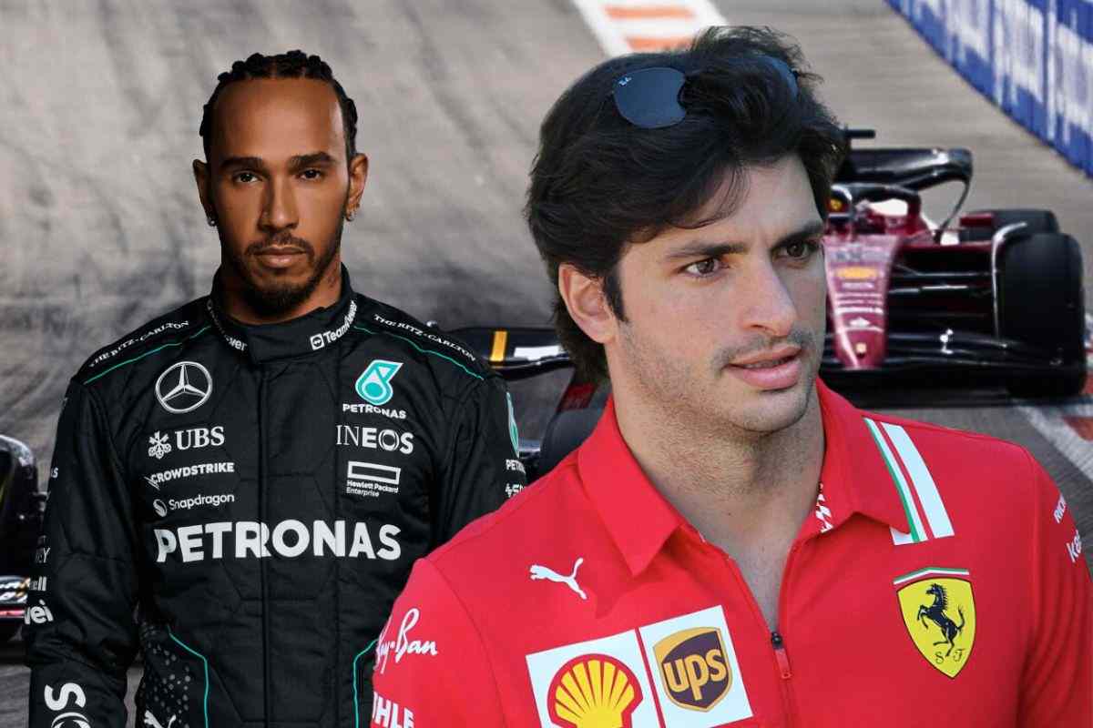 I piloti Mercedes e Ferrari