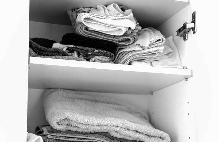 Vecchi asciugamani