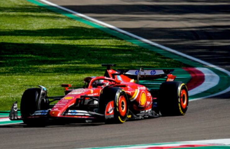 La Ferrari in pista